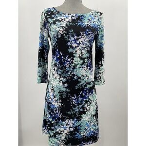 Jean‎ Pierre Klifa Floral Multicolor Midi Dress Size Small